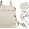 image:imageODODOS 19L Multi Hobo Bags 20 with 2 Straps for Women Totes Handbags Crossbody Shoulder BagsBeige