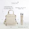 image:imageODODOS 19L Multi Hobo Bags 20 with 2 Straps for Women Totes Handbags Crossbody Shoulder BagsBeige