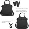 image:imageODODOS 19L Multi Hobo Bags 20 with 2 Straps for Women Totes Handbags Crossbody Shoulder BagsBlack