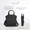 image:imageODODOS 19L Multi Hobo Bags 20 with 2 Straps for Women Totes Handbags Crossbody Shoulder BagsBlack