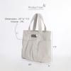 image:imageODODOS 29L Oversized Canvas Tote Bag Large Capacity Open Top Shoulder Bags for Gym Workout Shopping Beach TravelLight Grey