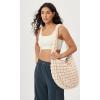 image:imageODODOS Quilted Carryall Tote Bag for Women Crossbody Large Hobo Lightweight Padding Shoulder BagIvory