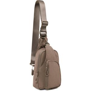 image:imageODODOS Sling Bag with Adjustable Straps Crossbody Chest Bag Lightweight Small Backpack for Casual Traveling HikingField