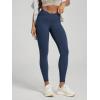 image:imageODODOS 2 Pack Buttery Soft Cross Waist Leggings with Pockets for Women ODCLOUD 25  28 Crossover Lounge Yoga PantsBlacknavy