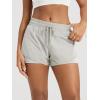 image:imageODODOS 2 in1 Athletic Shorts for Women High Waist Dolphin Split Workout Running Shorts with PocketsLight Gray