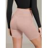 image:imageODODOS Cloud Feeling Cross Waist Yoga Shorts with Pockets for Women 6 Crossover High Waist Lounge Biker ShortsDusty Pink