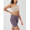 image:imageODODOS Cloud Feeling Crossover Yoga Shorts with Back Pocket for Women 6  8 V High Wasit Lounge Biker ShortsAsh Violet