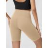 image:imageODODOS Cloud Feeling Crossover Yoga Shorts with Back Pocket for Women 6  8 V High Wasit Lounge Biker ShortsBeige