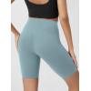 image:imageODODOS Cloud Feeling Crossover Yoga Shorts with Back Pocket for Women 6  8 V High Wasit Lounge Biker ShortsChambray