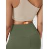 image:imageODODOS Cloud Feeling Crossover Yoga Shorts with Back Pocket for Women 6  8 V High Wasit Lounge Biker ShortsDark Olive