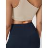 image:imageODODOS Cloud Feeling Crossover Yoga Shorts with Back Pocket for Women 6  8 V High Wasit Lounge Biker ShortsDeep Navy