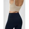 image:imageODODOS Cloud Feeling Crossover Yoga Shorts with Back Pocket for Women 6  8 V High Wasit Lounge Biker ShortsDeep Navy