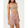 image:imageODODOS Cloud Feeling Crossover Yoga Shorts with Back Pocket for Women 6  8 V High Wasit Lounge Biker ShortsDusty Pink