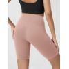 image:imageODODOS Cloud Feeling Crossover Yoga Shorts with Back Pocket for Women 6  8 V High Wasit Lounge Biker ShortsDusty Pink