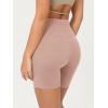 image:imageODODOS Cloud Feeling Crossover Yoga Shorts with Back Pocket for Women 6  8 V High Wasit Lounge Biker ShortsDusty Pink