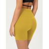 image:imageODODOS Cloud Feeling Crossover Yoga Shorts with Back Pocket for Women 6  8 V High Wasit Lounge Biker ShortsMango Mint