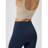 image:imageODODOS Cloud Feeling Crossover Yoga Shorts with Back Pocket for Women 6  8 V High Wasit Lounge Biker ShortsNavy