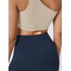 image:imageODODOS Cloud Feeling Crossover Yoga Shorts with Back Pocket for Women 6  8 V High Wasit Lounge Biker ShortsNavy