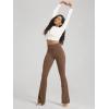 image:imageODODOS Cloud Feeling Flared Yoga Pants for Women High Waist Casual Bootleg Lounge Pants 3032 InseamBrunette