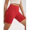 image:imageODODOS High Waist Workout Shorts for Women Tummy Control Workout Gym Athletic Biker Shorts68 InseamRed