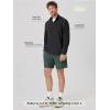 image:imageODODOS Mens Half Zip Performance Shirt  Ultra Soft odSTRATUM Tech Pullover UPF 50 Breathable Long Sleeve Mock Neck TopBlack Heather