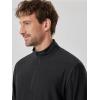 image:imageODODOS Mens Half Zip Performance Shirt  Ultra Soft odSTRATUM Tech Pullover UPF 50 Breathable Long Sleeve Mock Neck TopBlack Heather