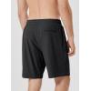 image:imageODODOS Mens Performance Shorts 7  Ultra Soft odSTRATUM Tech Everyday Shorts with Adjustable Waist and Secure PocketsBlack Heather