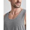 image:imageODODOS Mens Performance Tank  odSTRATUM Tech Muscle Tee Ultra Soft Moisture Wicking UPF 50 Fitness Sleeveless ShirtsGrey Heather