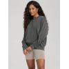 image:imageODODOS Modal Soft Long Sleeve Oversized Sweatshirts for Women High Crew Neck Relaxed Pullover TopsCharcoal