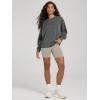 image:imageODODOS Modal Soft Long Sleeve Oversized Sweatshirts for Women High Crew Neck Relaxed Pullover TopsCharcoal