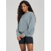 image:imageODODOS Modal Soft Long Sleeve Oversized Sweatshirts for Women High Crew Neck Relaxed Pullover TopsGrey Blue