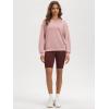 image:imageODODOS Modal Soft Oversized Sweatshirts for Women Crew Neck Long Sleeve Relaxed Pullover TopsLight Pink