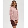 image:imageODODOS Modal Soft Oversized Sweatshirts for Women Crew Neck Long Sleeve Relaxed Pullover TopsLight Pink