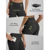 image:imageODODOS Womens 3D Contour Butt Lift 78 Compression Leggings with Pockets High Waist Tummy Control Yoga Pants 25 InseamOnyx Black
