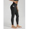image:imageODODOS Womens 3D Contour Butt Lift 78 Compression Leggings with Pockets High Waist Tummy Control Yoga Pants 25 InseamOnyx Black