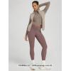 image:imageODODOS Womens 3D Contour Butt Lift 78 Compression Leggings with Pockets High Waist Tummy Control Yoga Pants 25 InseamPurple Taupe