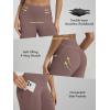 image:imageODODOS Womens 3D Contour Butt Lift 78 Compression Leggings with Pockets High Waist Tummy Control Yoga Pants 25 InseamPurple Taupe