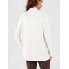 image:imageODODOS Womens Drape Open Front Cardigans Cozy Soft Long Sleeve Casual Wrap Outerwear with Pockets Thumb HoleWhite