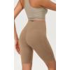 image:imageODODOS Womens High Waist Lounge Yoga Shorts with Pockets 46810 Buttery Soft Biker ShortsLight Brown