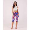 image:imageODODOS Womens High Waisted Yoga Capris with Pockets Tummy Control Non See Through Workout Athletic Running Capri LeggingsTriangle