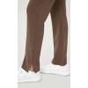 image:imageODODOS Womens Modal Soft SplitHem High Waist Pants with Pockets Adjustable Shockcord Casual Lounge PantsNutria