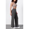 image:imageODODOS Womens Modal Soft Wide Leg Pants Elastic High Waist Casual Lounge Relaxed Pants with Pockets  27 29  31 InseamCharcoal