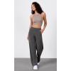 image:imageODODOS Womens Modal Soft Wide Leg Pants Elastic High Waist Casual Lounge Relaxed Pants with Pockets  27 29  31 InseamCharcoal