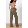 image:imageODODOS Womens Modal Soft Wide Leg Pants Elastic High Waist Casual Lounge Relaxed Pants with Pockets  27 29  31 InseamEspresso