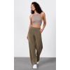 image:imageODODOS Womens Modal Soft Wide Leg Pants Elastic High Waist Casual Lounge Relaxed Pants with Pockets  27 29  31 InseamEspresso