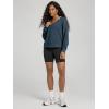 image:imageODODOS Womens Modal SoftBreezy Wide Scoop Neck Pullover Oversized Long Sleeve SweatshirtsDeep Blue