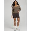 image:imageODODOS Womens Modal SoftBreezy Wide Scoop Neck Pullover Oversized Long Sleeve SweatshirtsEspresso
