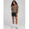 image:imageODODOS Womens Modal SoftBreezy Wide Scoop Neck Pullover Oversized Long Sleeve SweatshirtsNutria