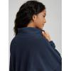 image:imageODODOS Womens Polar Fleece FullZip Cinchable Jacket  Soft Warm Winter Layering Long Sleeve Outerwear with PocketsDark Navy