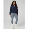 image:imageODODOS Womens Polar Fleece FullZip Cinchable Jacket  Soft Warm Winter Layering Long Sleeve Outerwear with PocketsDark Navy